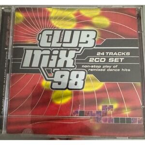 Club Mix '98 2CD Set 1998 Non-Stop Remixed Dance Hits Dance Various Artists